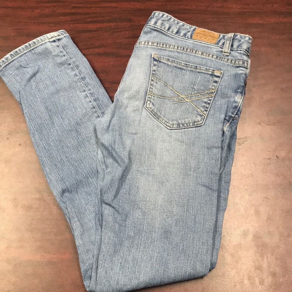 Aeropostale Bayla Distressed Skinny Jeans